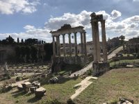 The ruins of the Temple of Jupiter